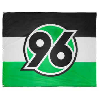 Hannover 96 H96 Hissfahne Schwarz-Weiß-Grün 150x120 cm